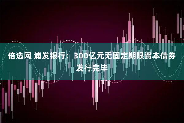 倍选网 浦发银行：300亿元无固定期限资本债券发行完毕
